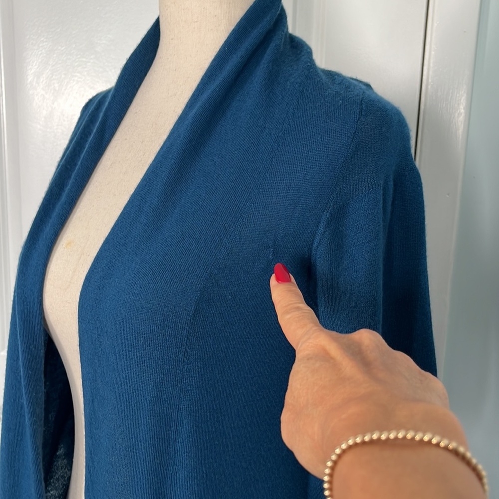 Vince 100% cashmere longline cardigan size S - Picture 13 of 15